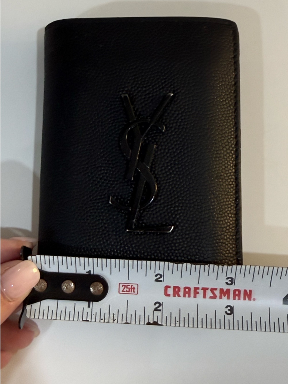 Saint Laurent YSL | Cassandre Credit Card Wallet | Black - Picture 11 of 14